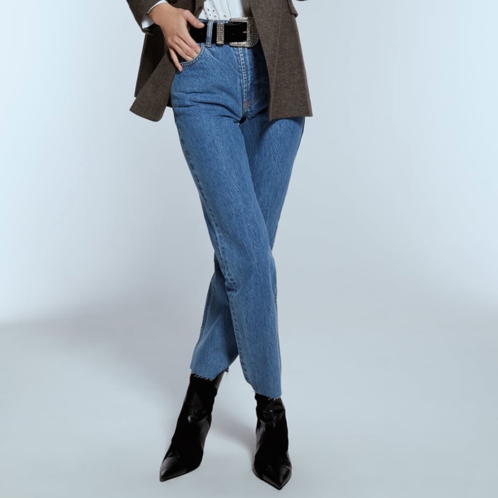 Zara Real Straight Jeans